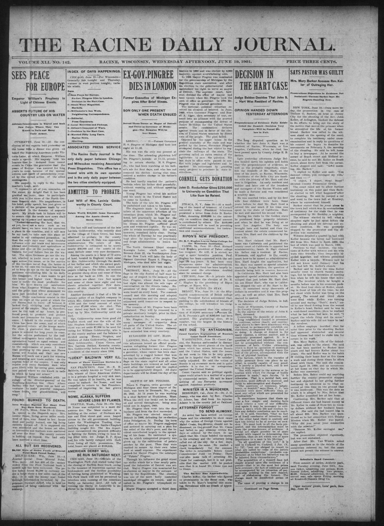 June 19, 1901